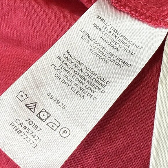 Ann Taylor Midi Dress Womens 10 Cotton Eyelet Lace Crochet Cottagecore Boho Sun - Picture 9 of 9